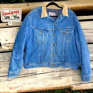 VTG ⭐️ STORM RIDER by LEE Men’s Blanket lined Jean Jacket- 46